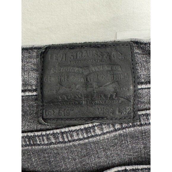 LEVI STRAUSS & CO LOT 519 PREMIUM BIG E Men's Jeans Size W34 L32 Slim Fit - Picture 8 of 8